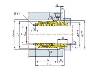 122型機械密封(圖1)